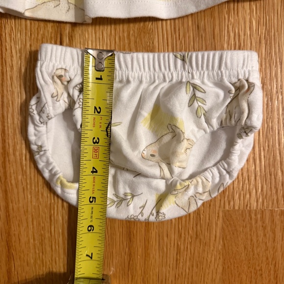 ABSOLUTELY PRECIOUS Baby Girl Easter Bunny Dress & Diaper Cover - Picture 9 of 9